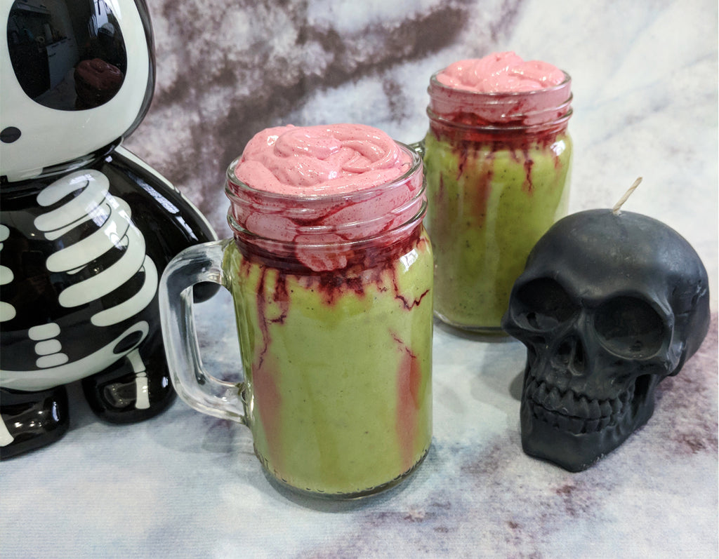 Halloween Zombie Vegan Protein smoothie